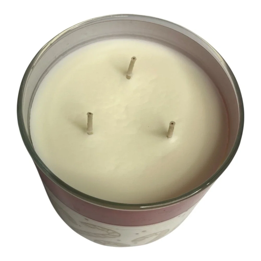 White Barn Bath & Body Works Crushed Candy Cane 3 Wick Scented Candle  14.5 oz